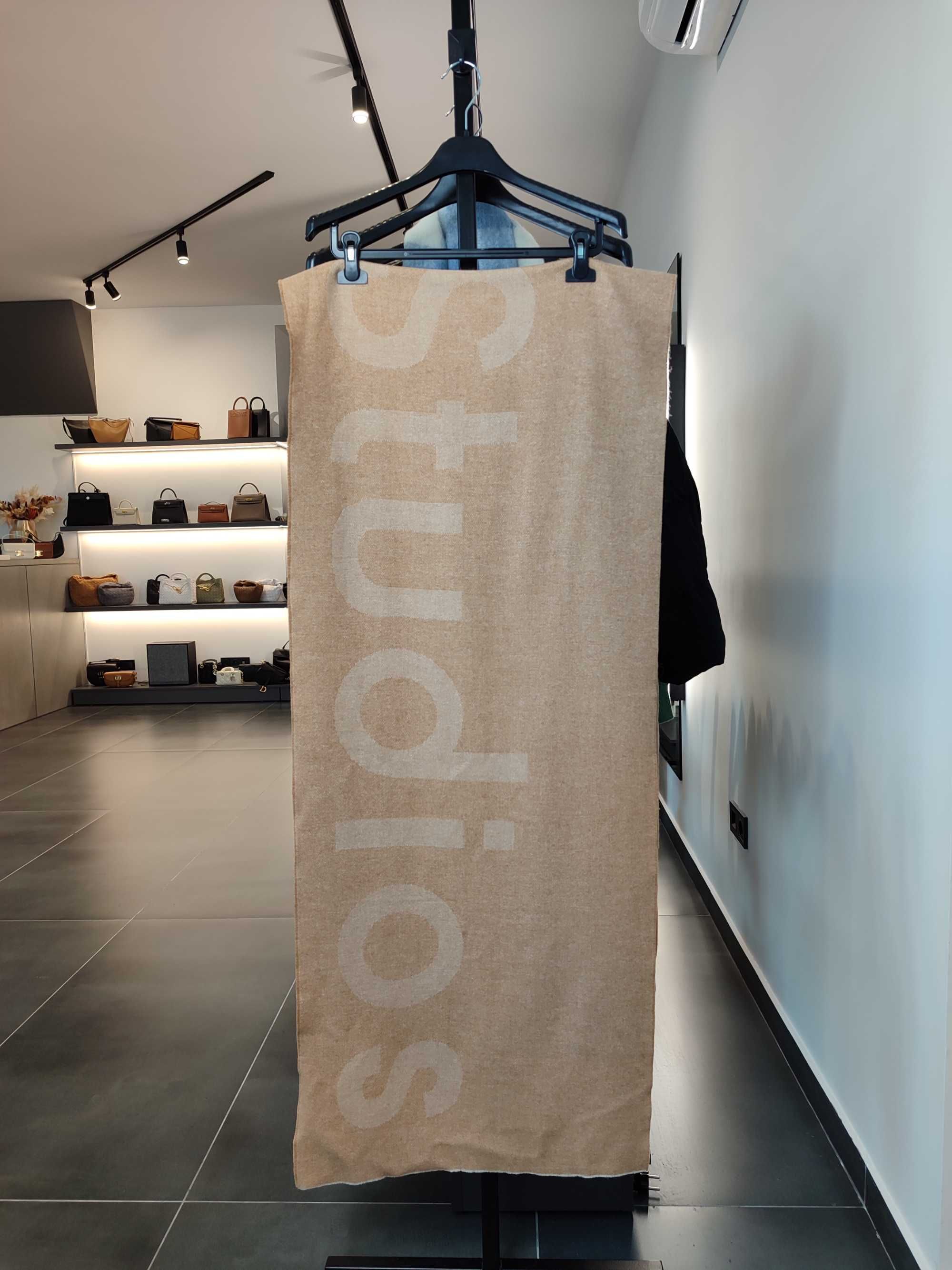 Шарф Acne Studios Toronty Logo Scarf Brown