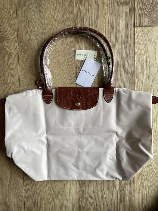 Mala LongChamp Paper white