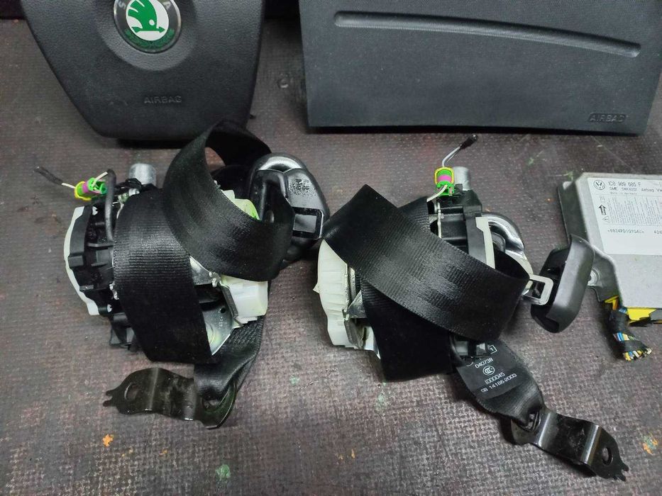 Система безпеки Skoda Fabia MK2 Roomster подушки безпеки торпеди руля