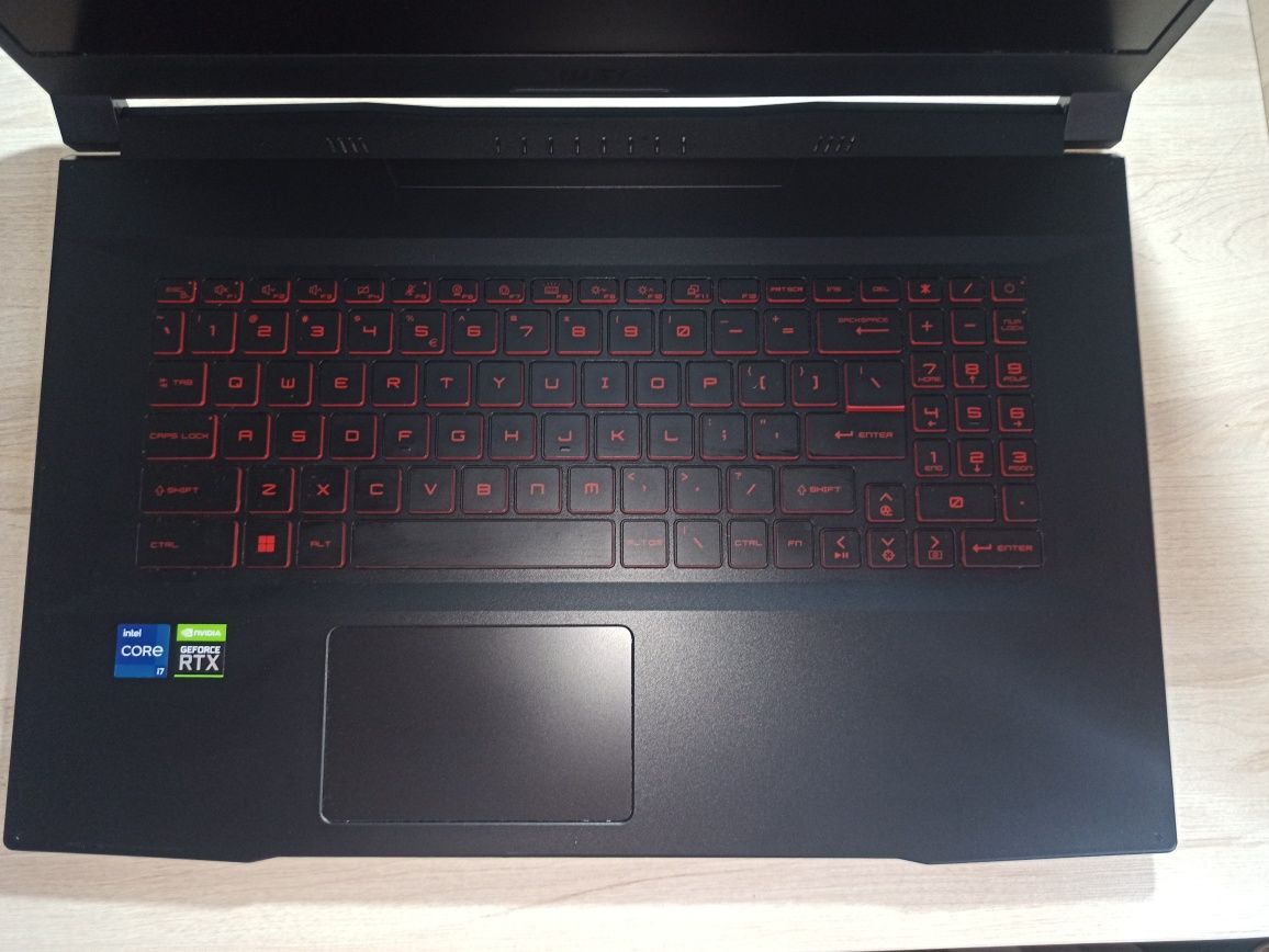 Sprzedam Laptop gamingowy MSI GF 76 Katana 11UD-466XPL 17,3cala