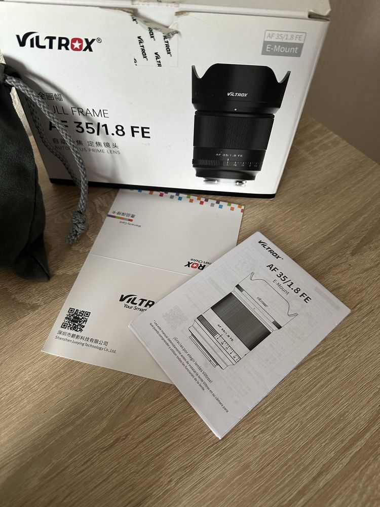 Viltrox 35mm f/1.8 для Sony FE (повний кадр) Об’єктив