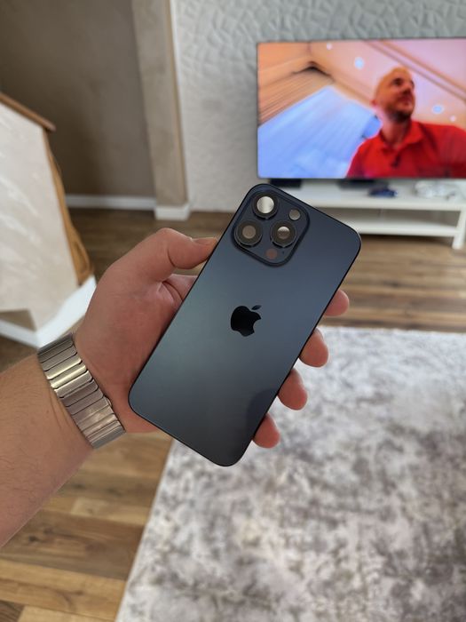 Корпус крышка iPhone 15 Pro Max физ сим