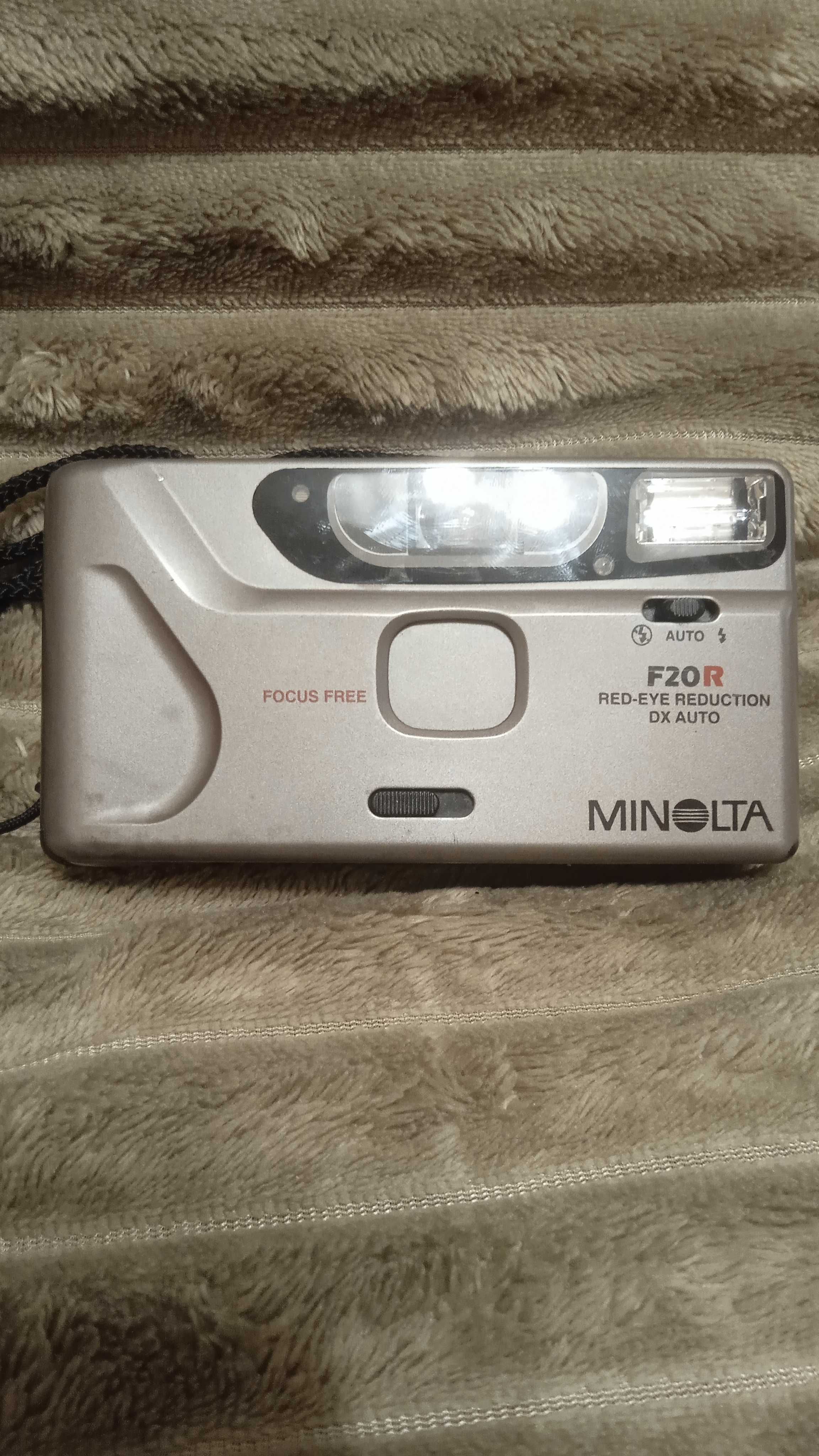 фотоаппарат пленочный minolta f20r рабочий