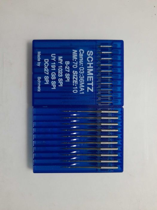 Zestaw igieł B27SPI super ostrych grubość 65 do owerloka przemysłowego