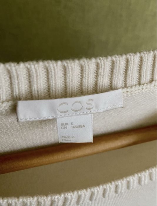 COS кофтинка/джемпер/сорочка, 100%вавна/бавовна p.s - m