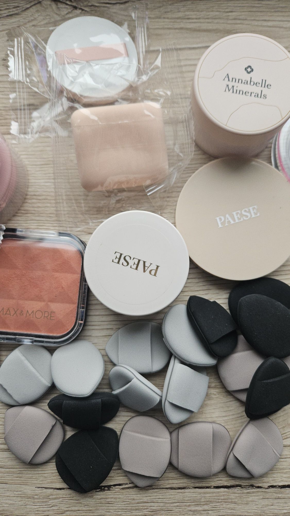 Zestaw puder annabelle mineralny paese rubycell gąbka