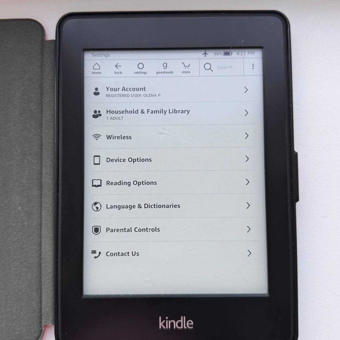 Електронна книга Amazon Kindle 6 покоління 1 Гб Wi fi