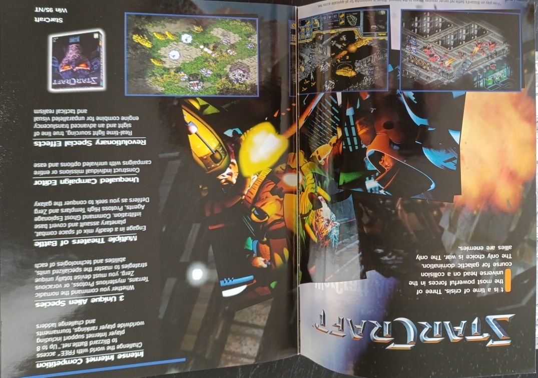 Folheto publicitário da Blizzard Entertainment