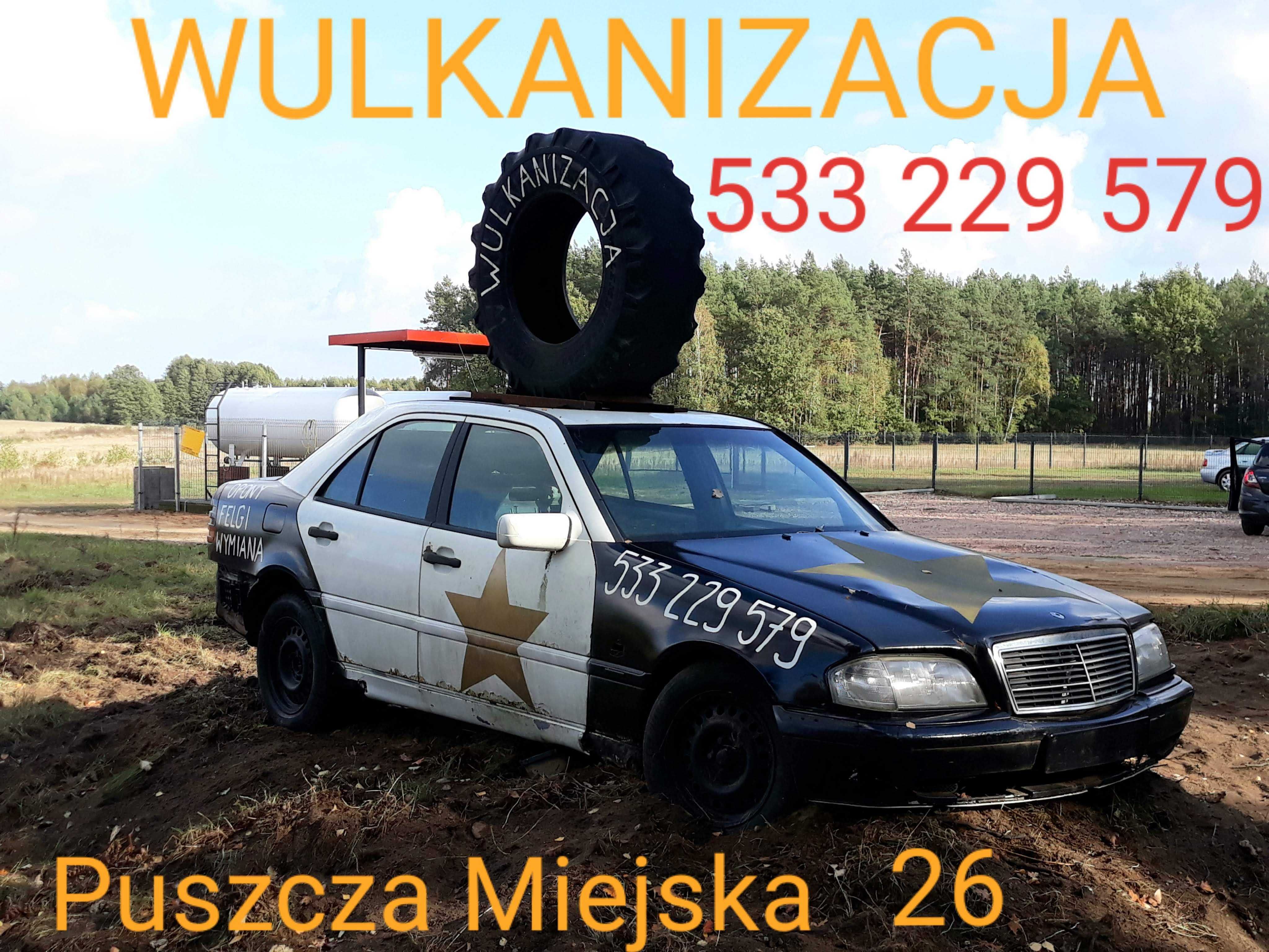 WULKANIZACJA opony + felgi # do ostatniego klienta # Puszcza Miejska #