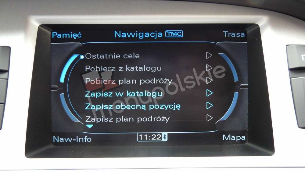Nawigacja AUDI MMI 3G BASIC HDD mapa 2024 Polskie Menu Lektor Polski