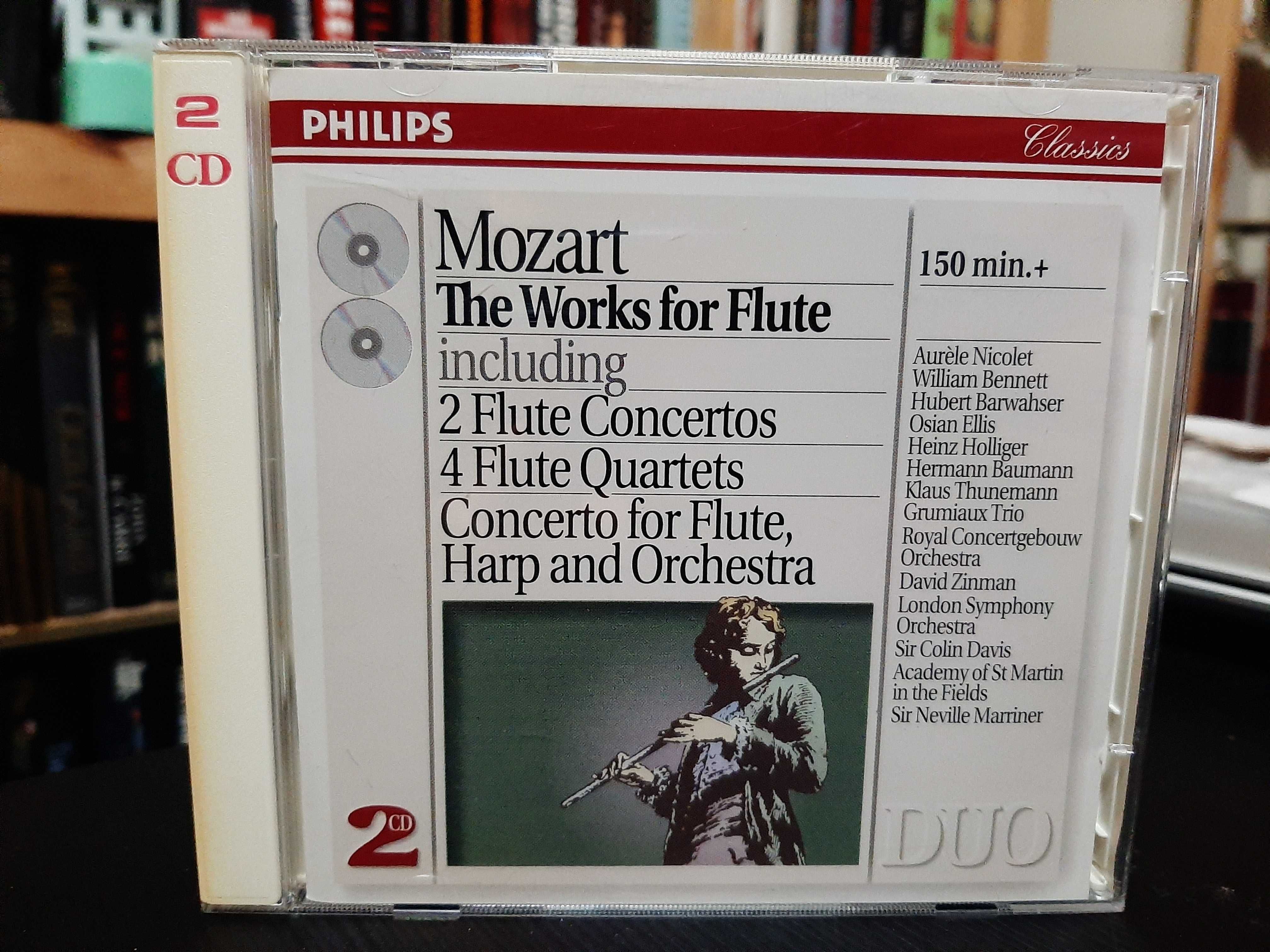 Mozart – The Works For Flute – Aurèle Nicolet, H Barwahser, W Bennett