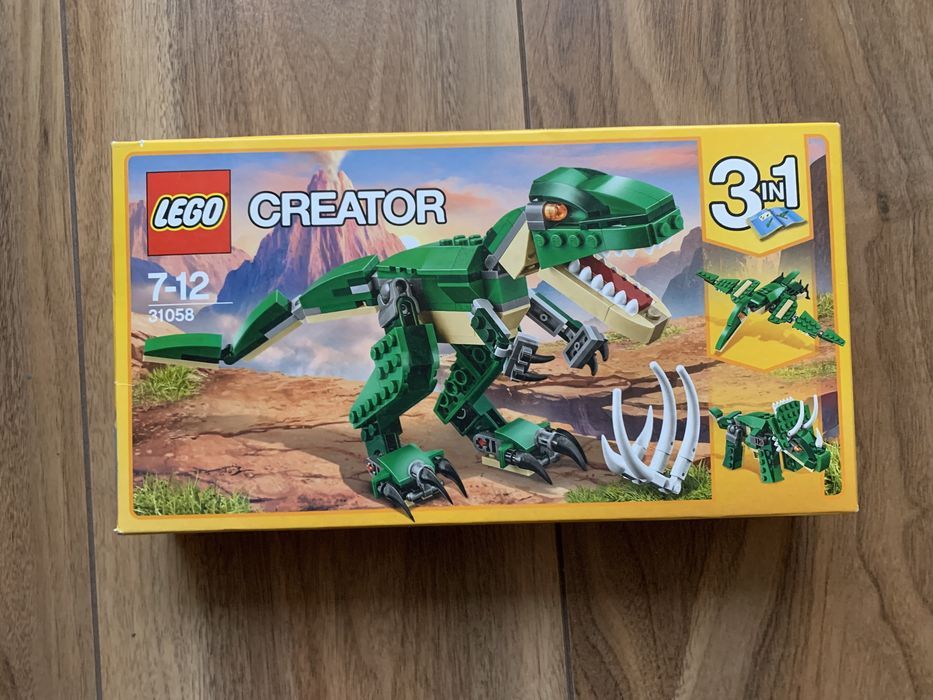 Nowe LEGO CREATOR Potężne dinozaury 31058