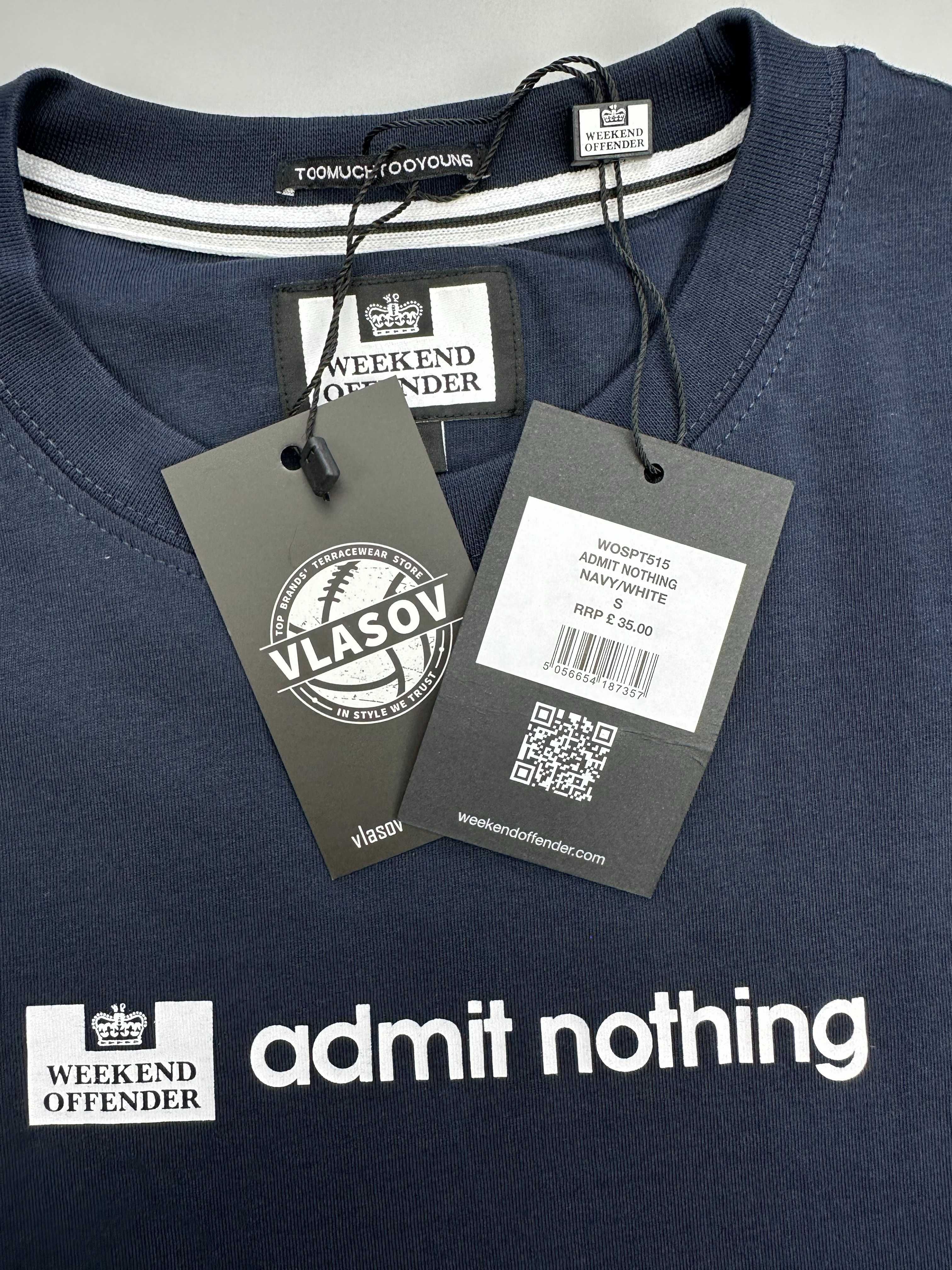 › Футболка Weekend Offender Admit Nothing Navy | Оригінал