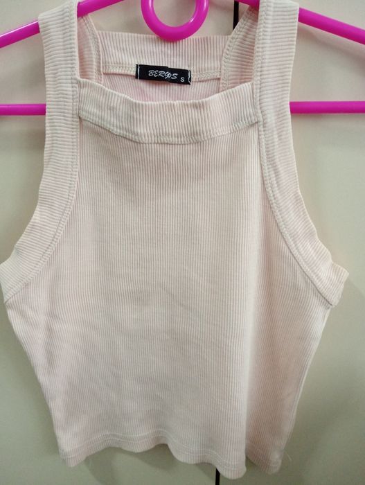 Beżowy top - koszulka