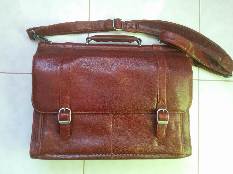 Чоловічий шкіряний портфель сумка дипломат