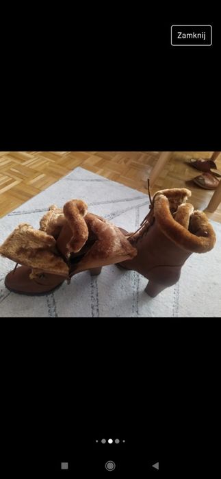 Botki damskie ocieplane