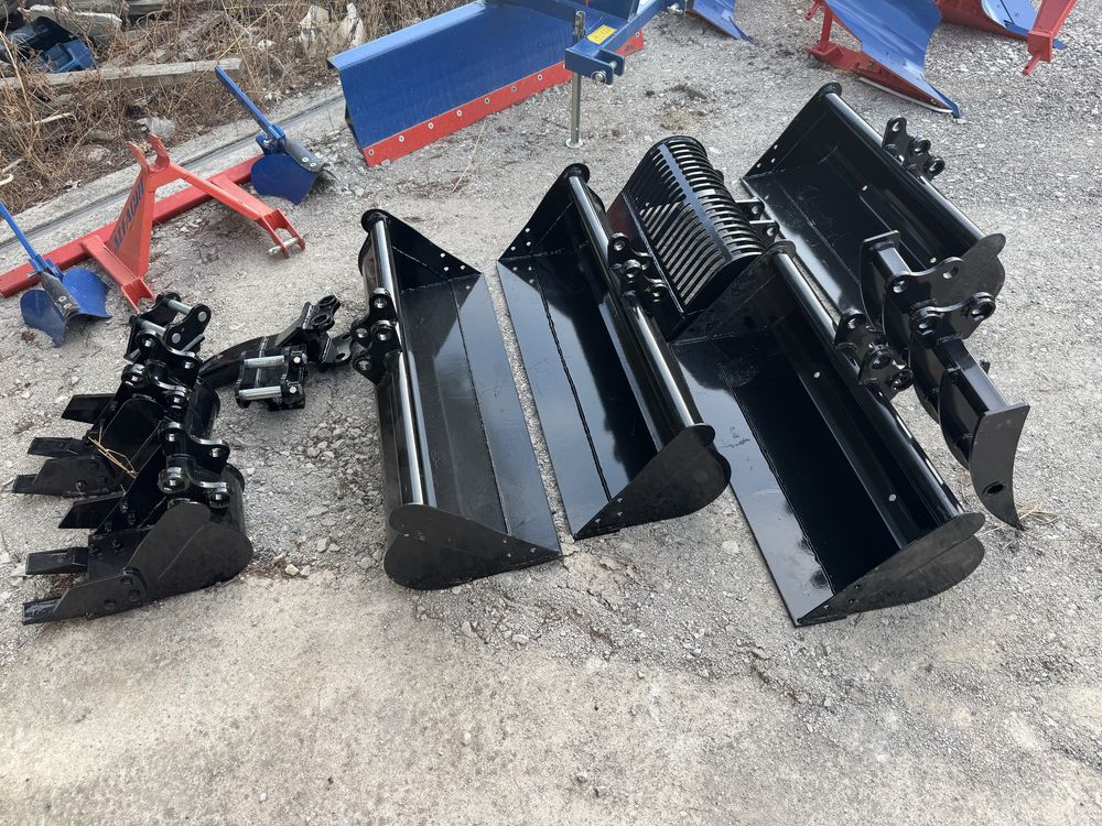 Mini giratoria Hinomoto nova 1T 3 baldes engate rapido