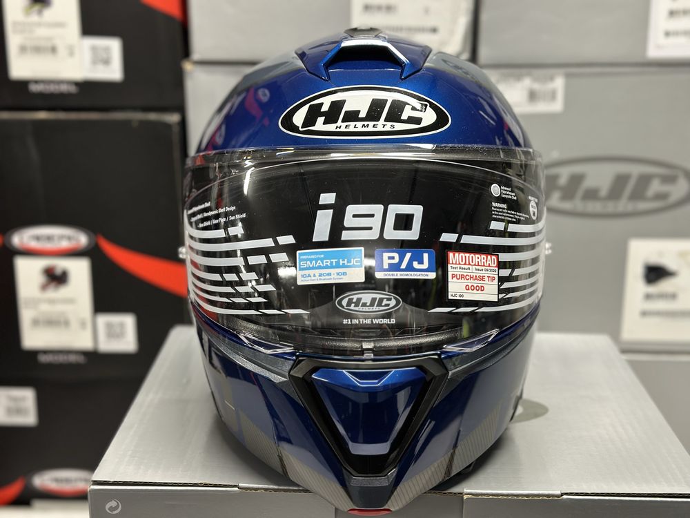 Szczekowy Kask motocyklowy HJC i90 MAY rozmiar M, Pinlock, Blenda!