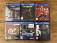 Gry PS4 Gran Turismo Sport, Uncharted Lost Legacy, Drake Collection