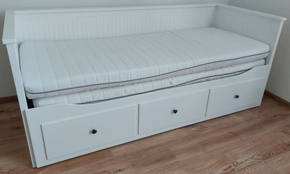 Łóżko Leżanka IKEA Hemnes 80x200 160x200 Materace