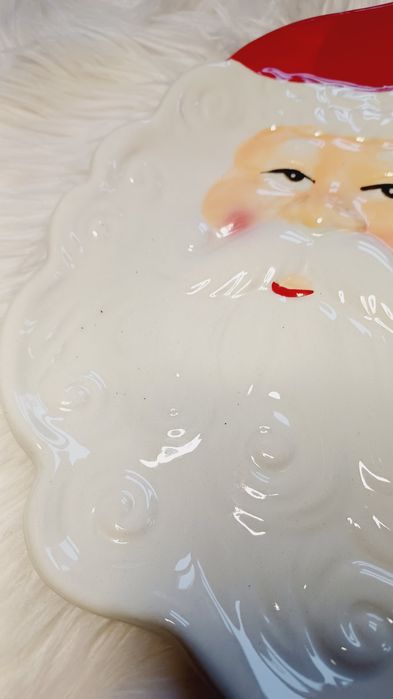 Talerz cukierniczy Mikołaj Talerz do serwowania świąteczny patera
