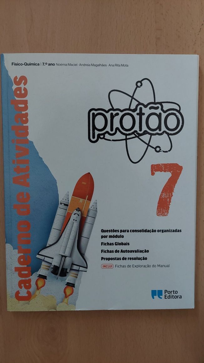 Caderno atividades Físico-química 7 ano Protão 7