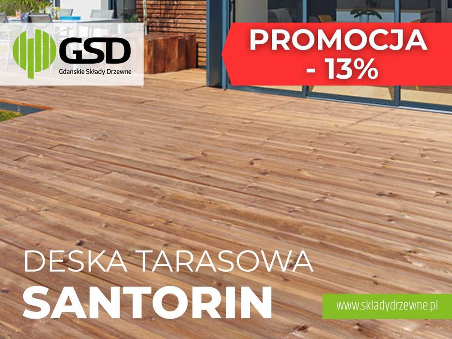 Deska tarasowa Impregnowana Santorini 28 x 145 x 4000