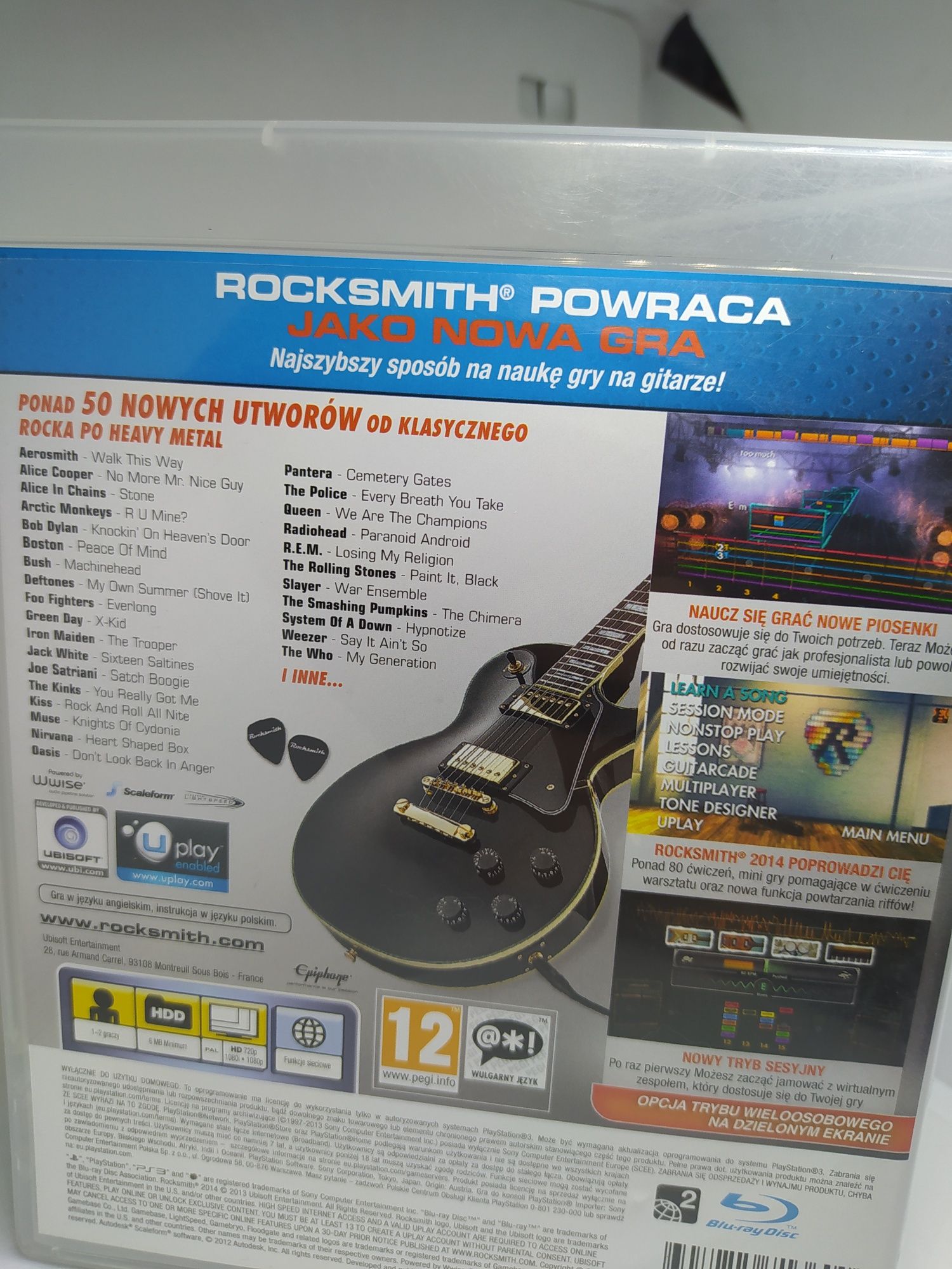 PS3 - Rocksmith 2014 * Najtaniej z wysyłka olx * Playstation3 ps3 gry