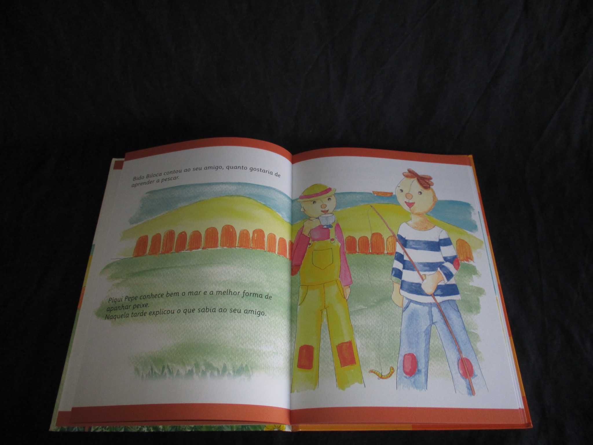 Livro Piqui Pepe e Bido Biloca Aprendem a Partilhar Ana Delgado