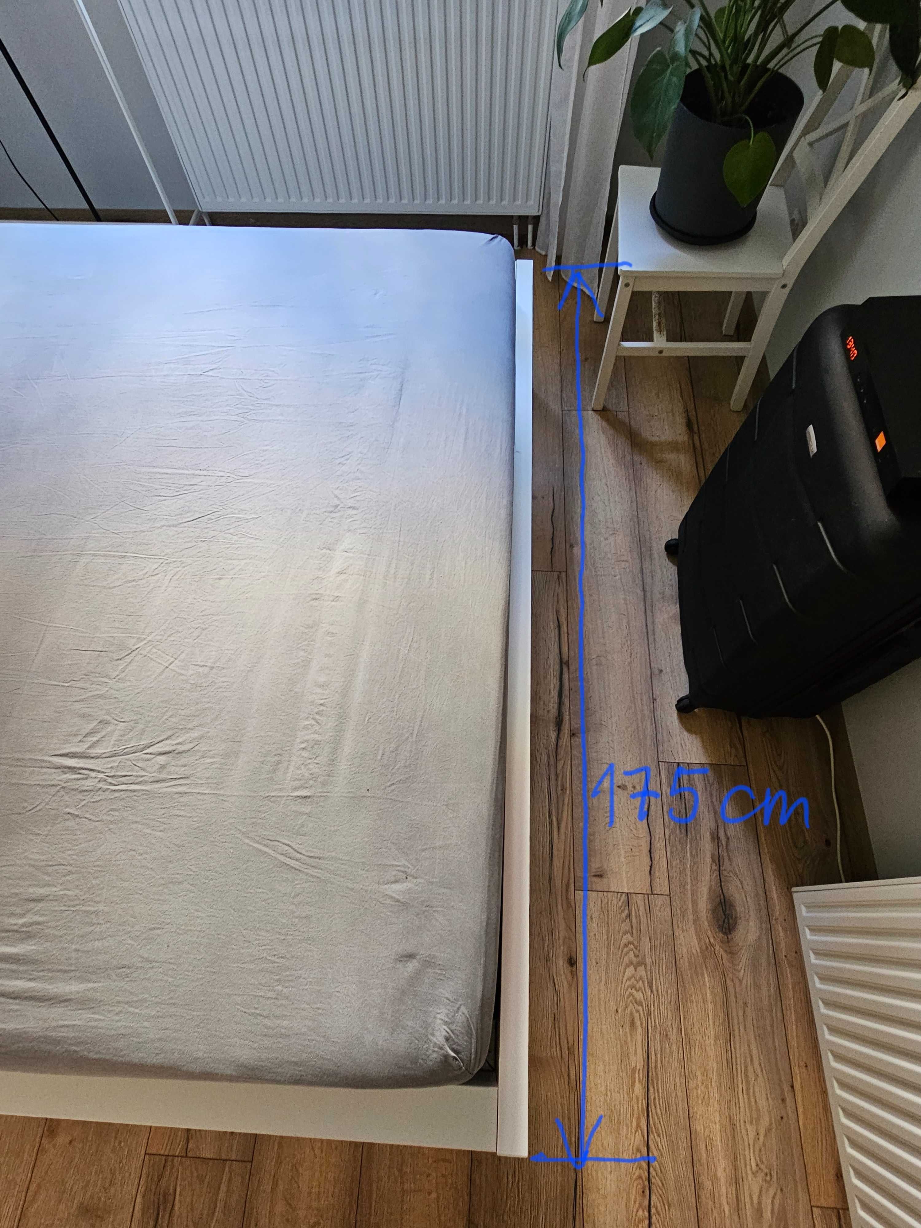 Łóżko otwierane IKEA 207 x 175 cm (duży schowek pod łóżkiem)