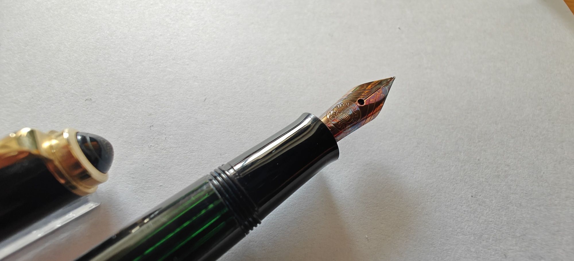 Pióro wieczne Pelikan 400 NN czarne Merz & Krell flex