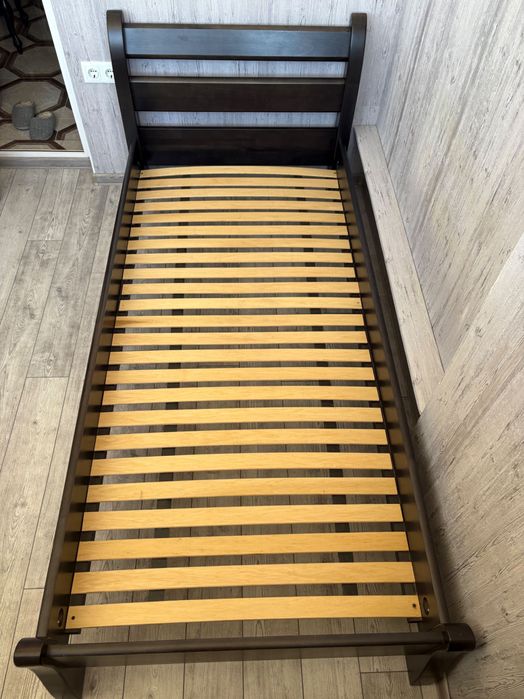 Ліжко деревʼяне Венеція бук 90х190 веге