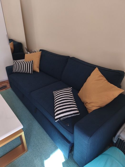 FLASH SALE - Sofá-cama azul (Conforama(