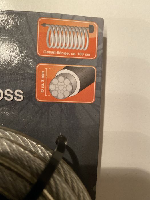 NOWA klódka do roweru