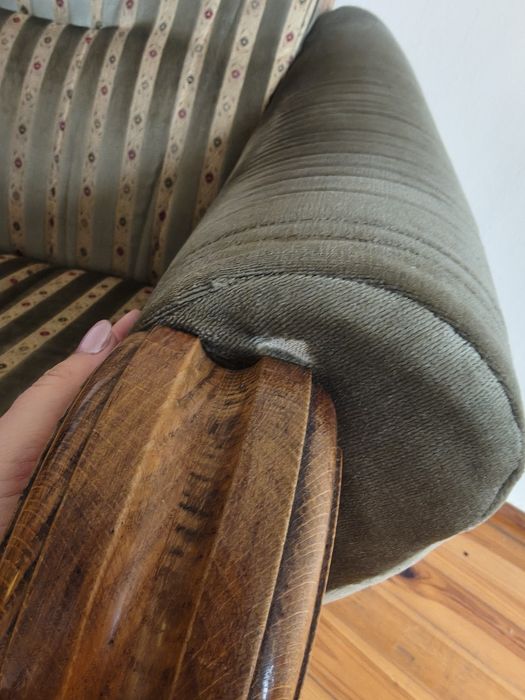 Dwa fotele Sławno drewniane