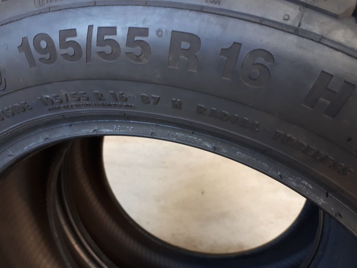 Dois pneus igual a novos 99% piso 195/55 r16 Continental p/ Renault C