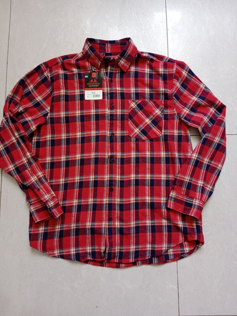 Swedteam koszulka flanelowa myśliwska outdoor roz L