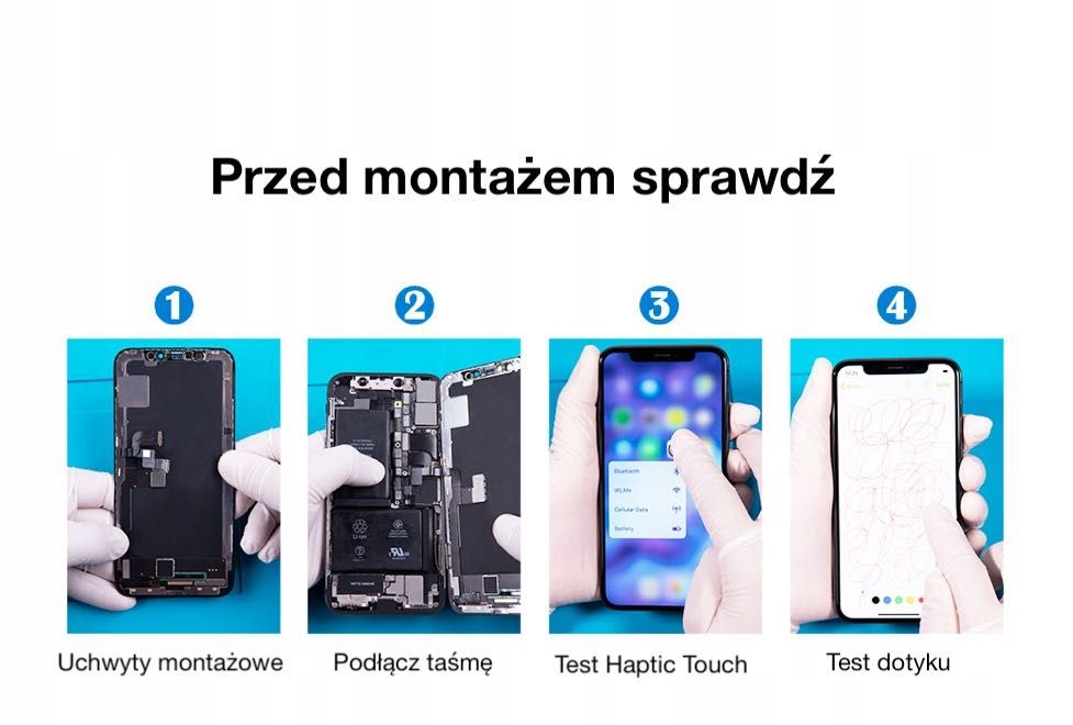 WYŚWIETLACZ EKRAN Oryginalny Komplet iPhone 15 Pro Max Dynamic Island