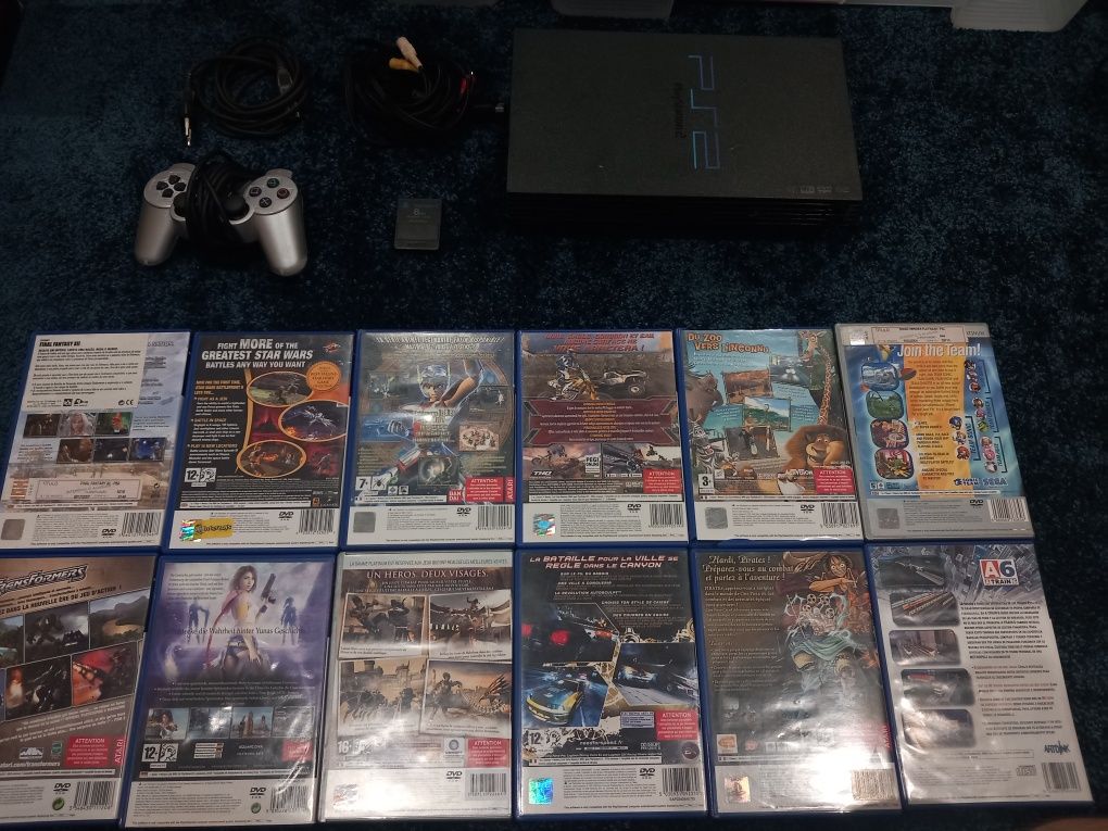 Loto playstation 2 com jogos
