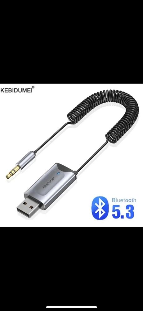 Bluetooth aux 5.3 в машину для музыки переходник