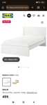 Łóżko malm Ikea 120 cm