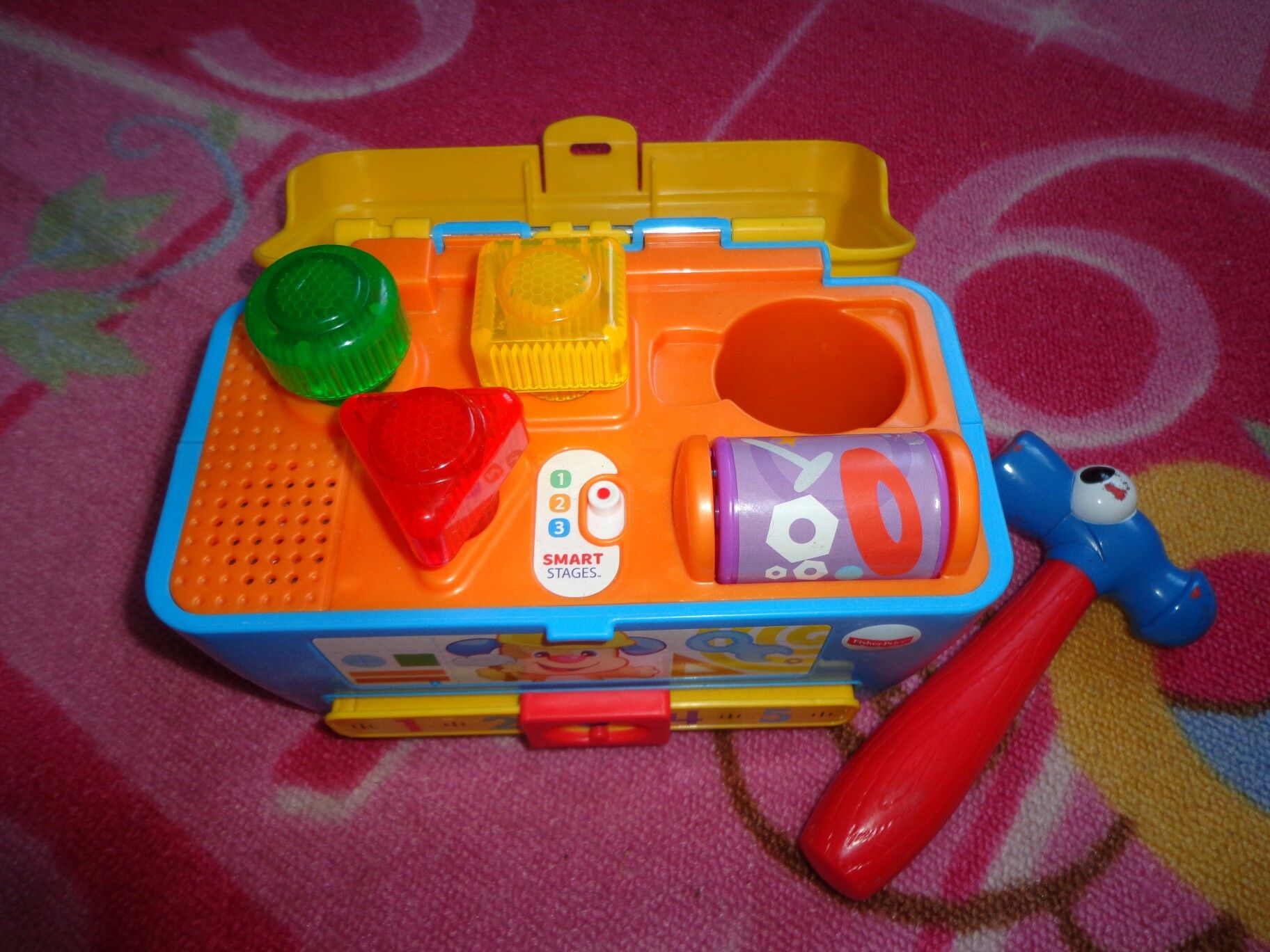 Юла чемодан Умный щенок инструменты утюг Elc Fisher Price