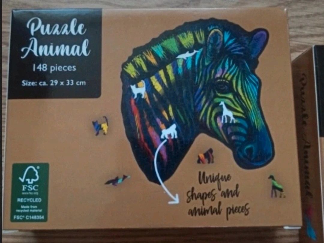 Zestaw puzzli Animal( 6 opakowań)