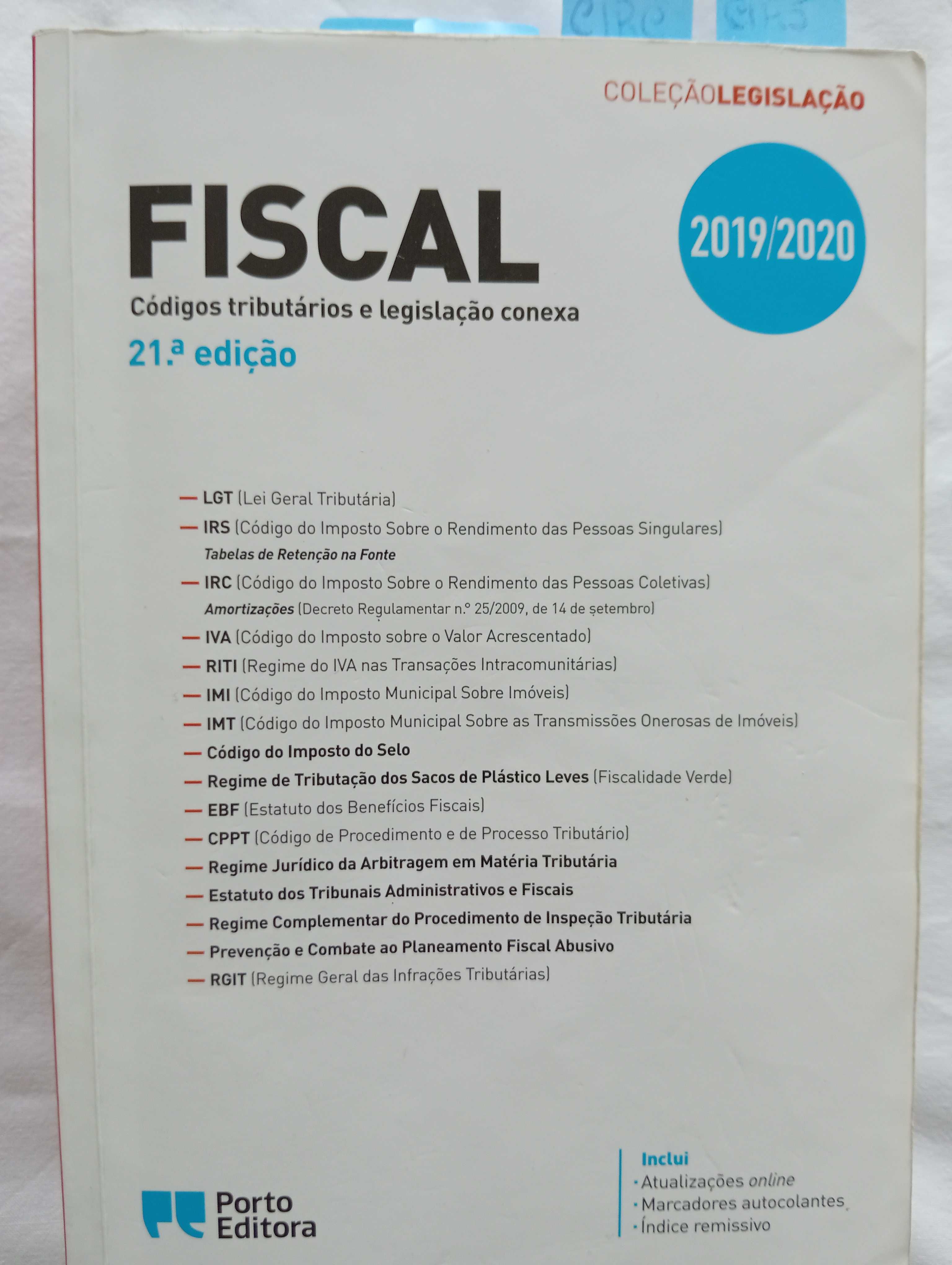 Vendo o livro "FISCAL- Códigos Tributários e Legislação Conexa"