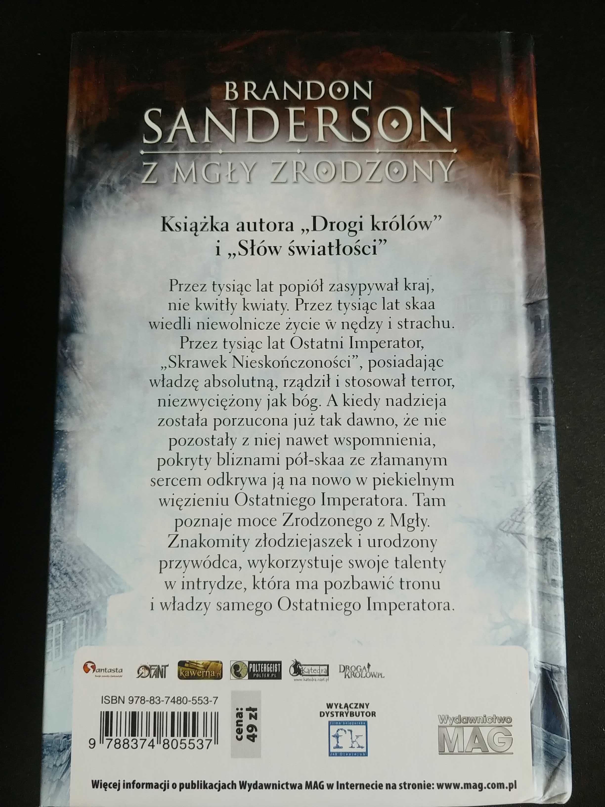 Książka: Z Mgły Zrodzony - Brandon Sanderson