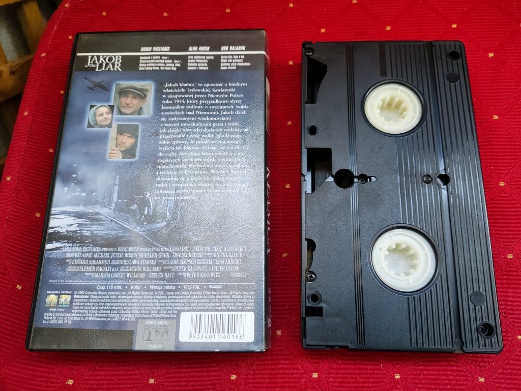 9. Kłamca Jakub kaseta VHS video