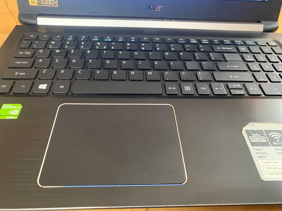 Laptop Acer Intel i3 DDR4-8GB Nowy SSD-512GB Geforce-940MX Bateria 5h