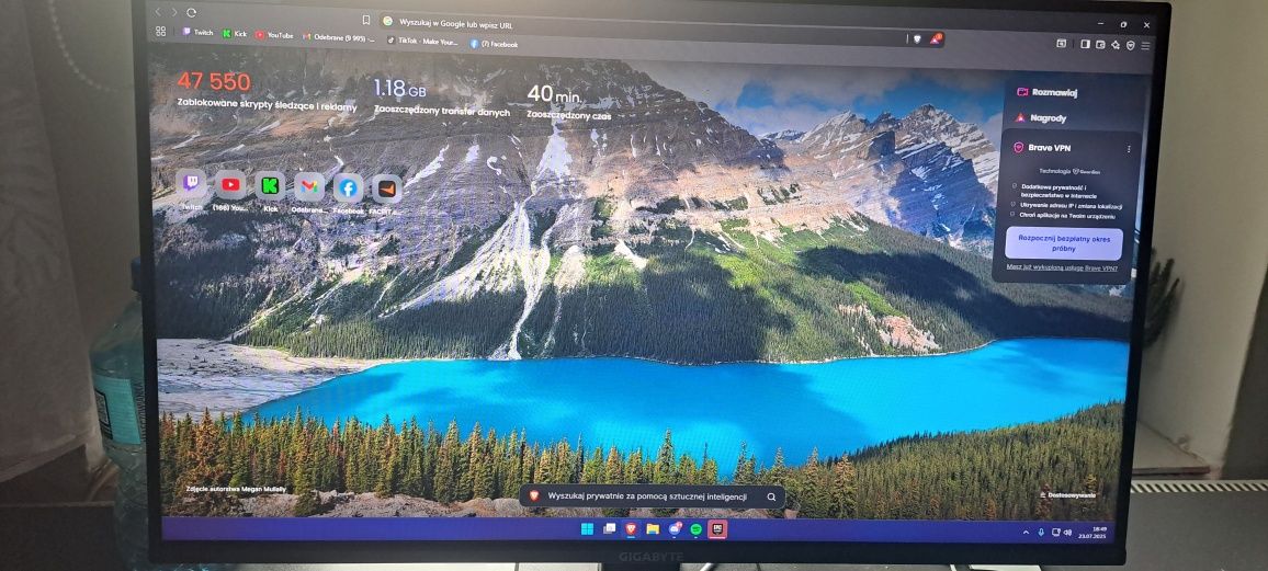Monitor gamingowy gigabyte 200hz