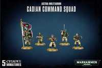 Astra Militarum Cadian Command Squad. Warhammer 40,000 (Nowy model)