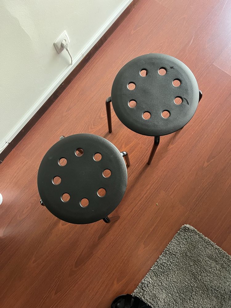 Bancos ikea pretos